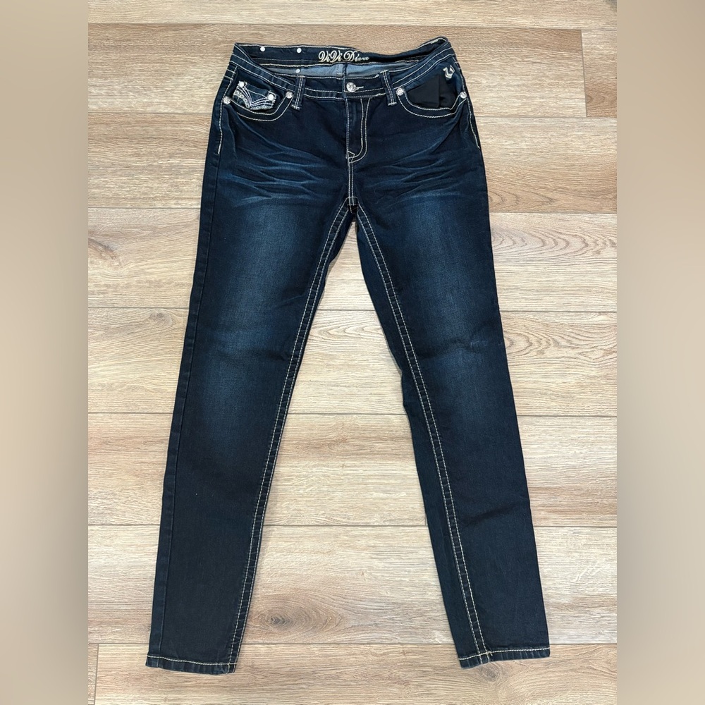 Vivi Diva Dark Blue Skinny Jeans